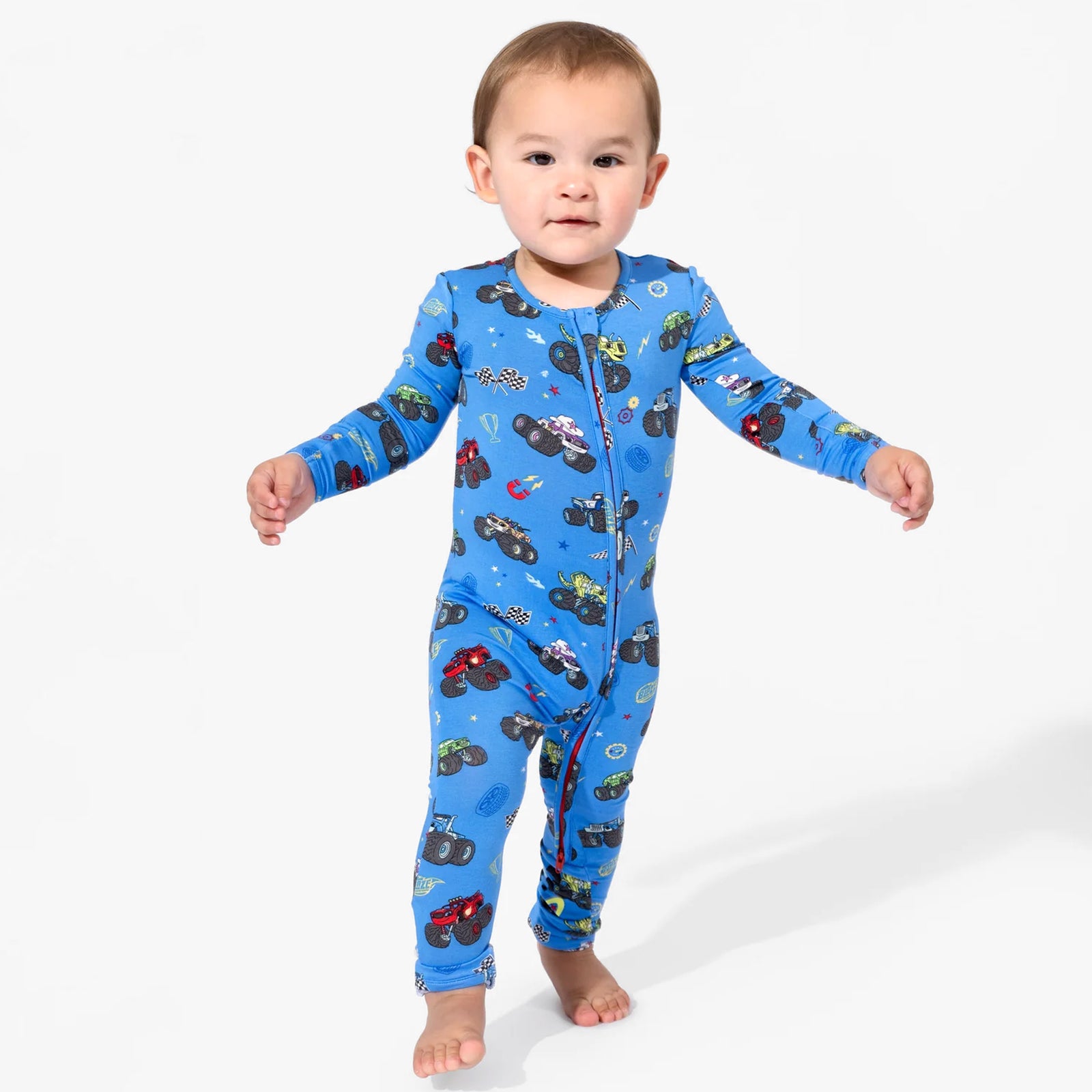 Blaze and the Monster Machines Bamboo Convertible Footie