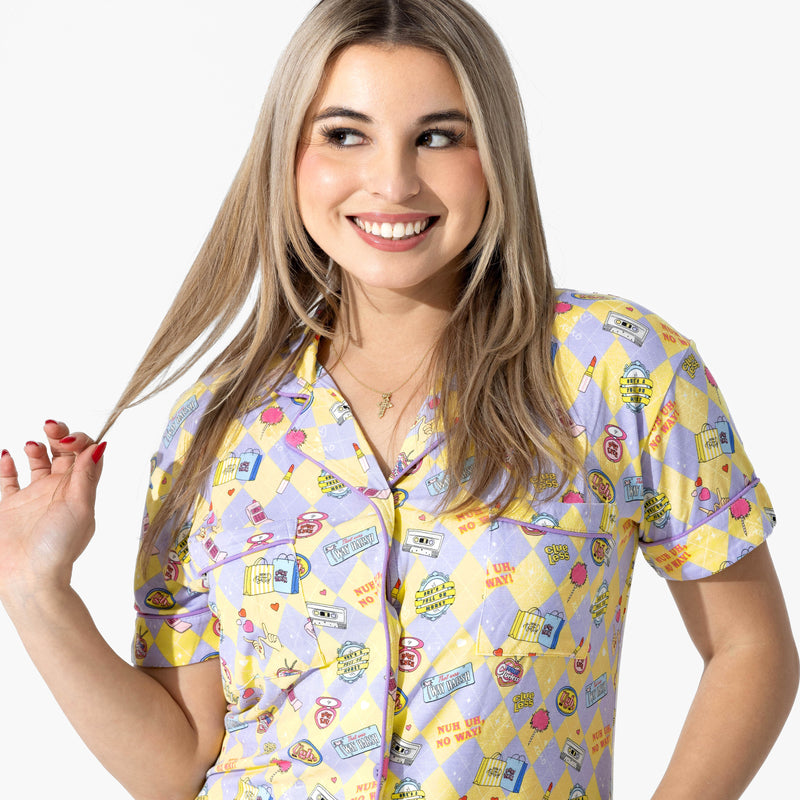 Clueless As If! Bamboo Women's Pajama Short Set