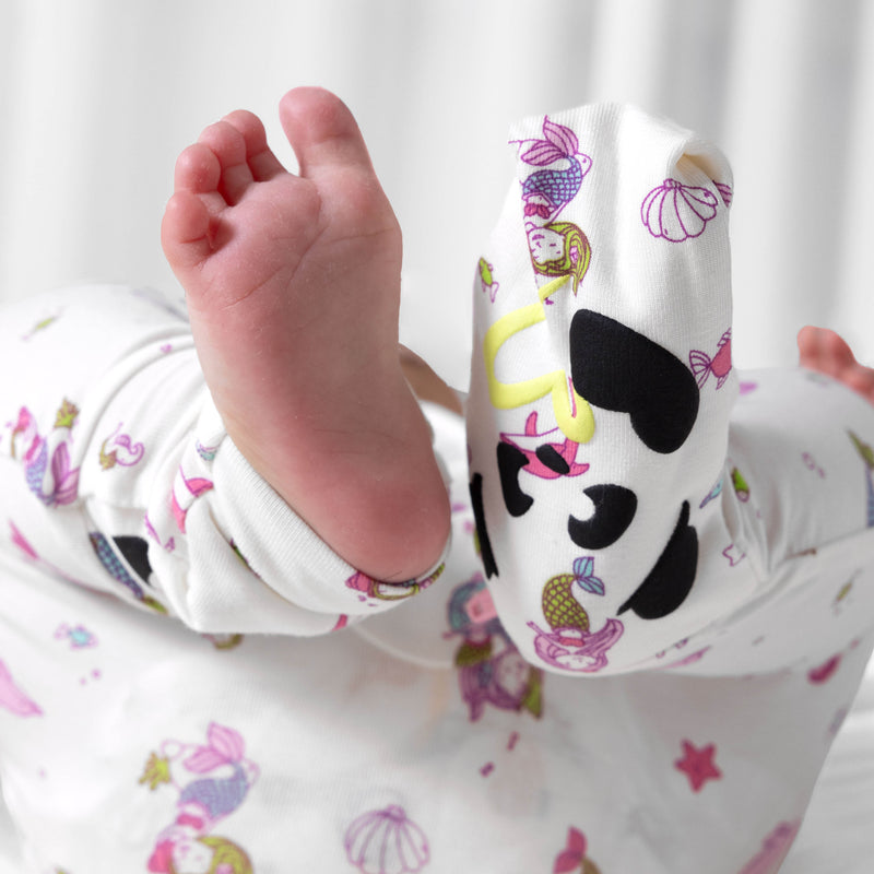 Mermaid Bamboo Convertible Footie