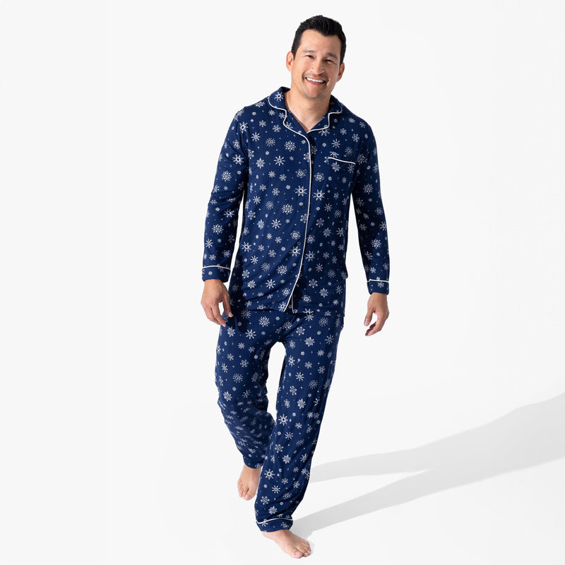 Snowflake Bamboo Men's Pajama Set