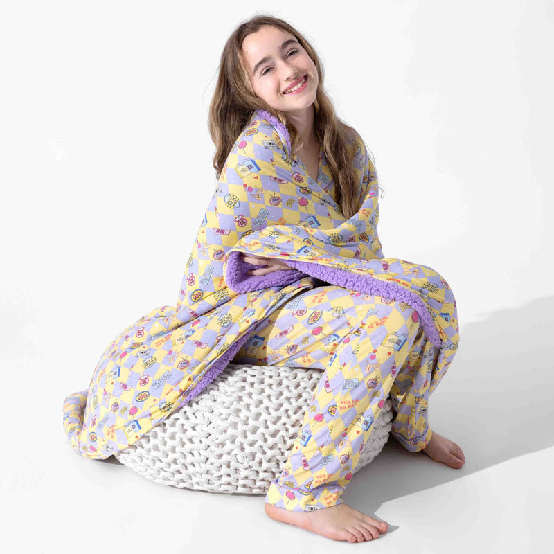 Clueless As If! Bamboo Sherpa Blanket