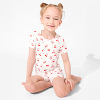 Cherry On Top Bamboo Kids Pajama Short Set