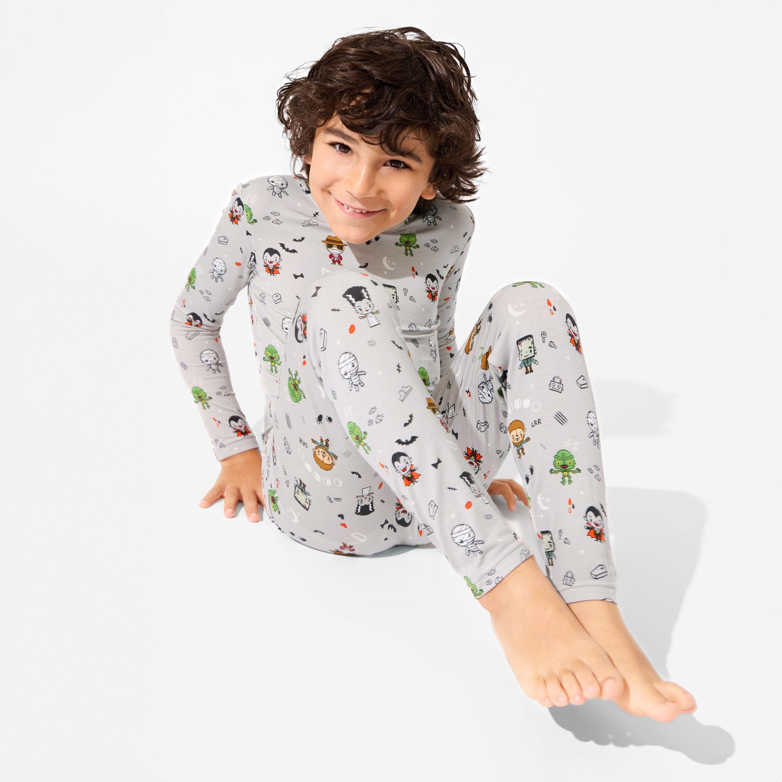 Little Monsters Bamboo Kids Pajamas