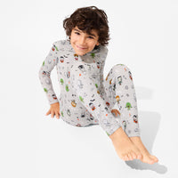 Little Monsters Bamboo Kids Pajamas