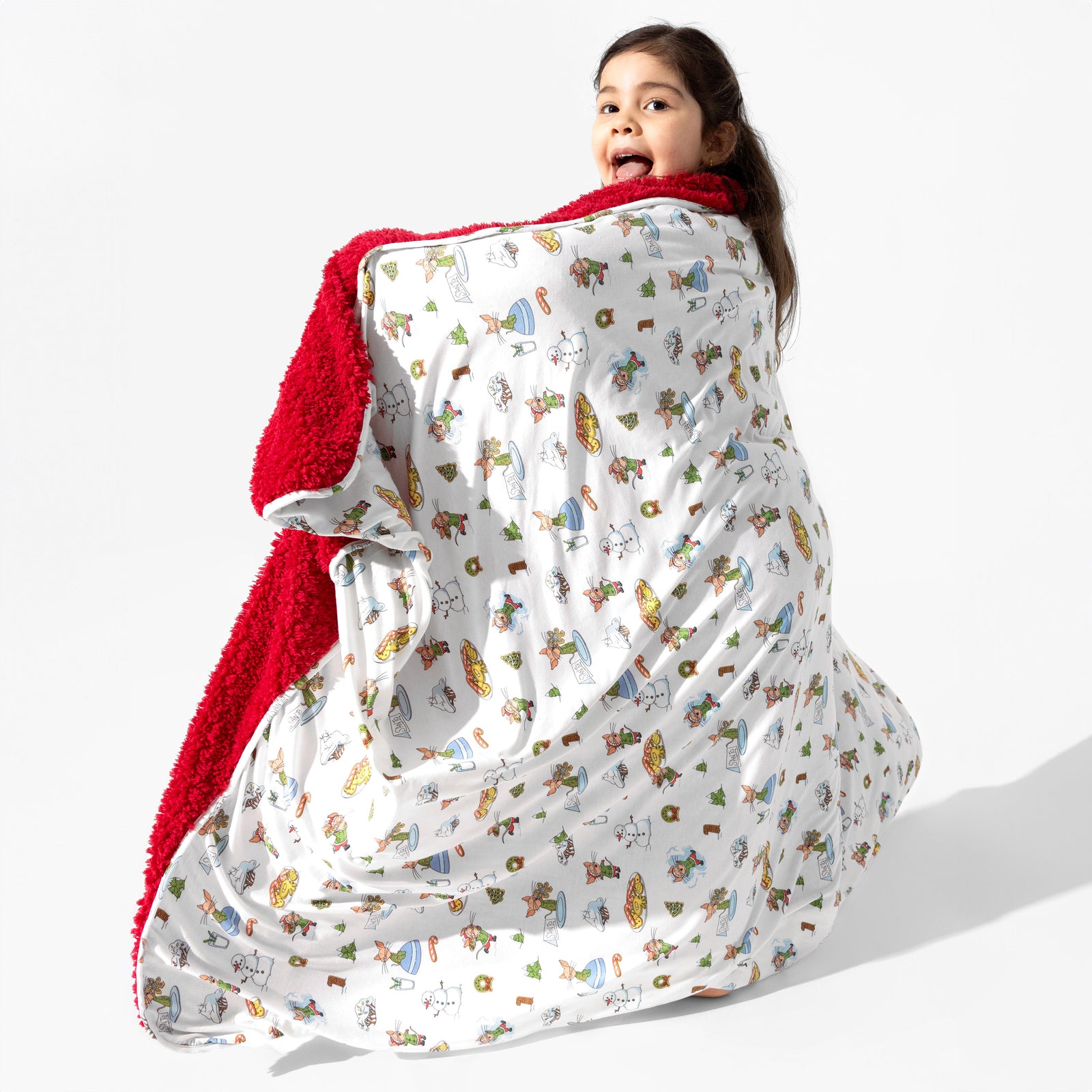 If You Give A Mouse A Cookie Christmas Bamboo Sherpa Blanket