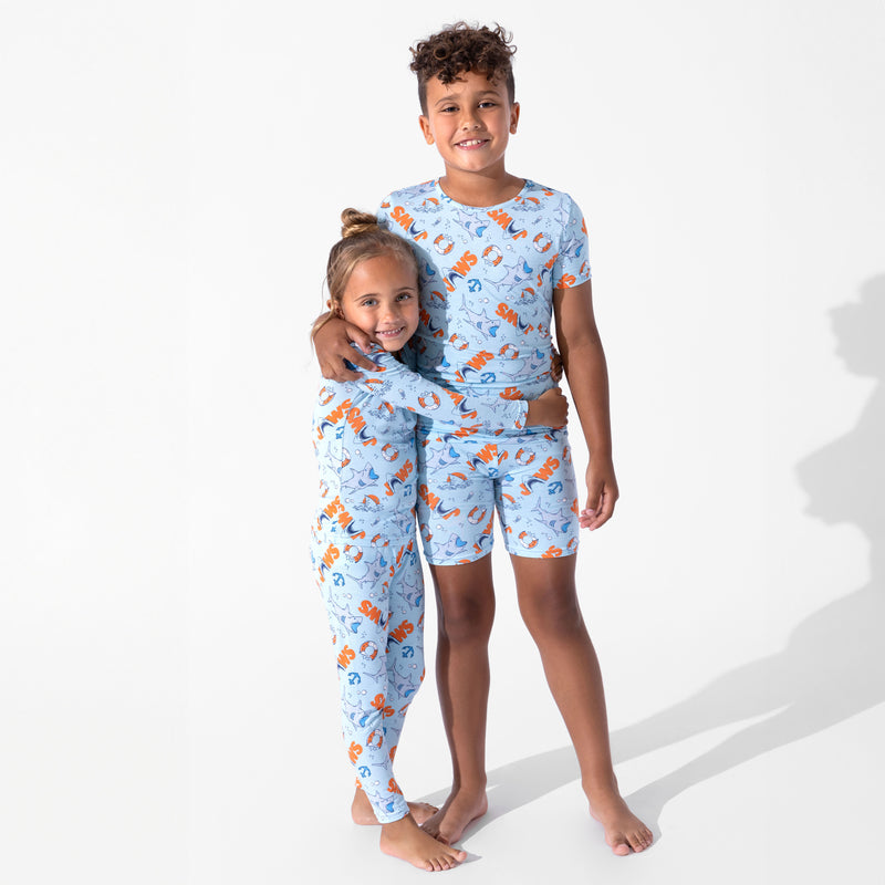 JAWS Bamboo Kids Pajama Short Set