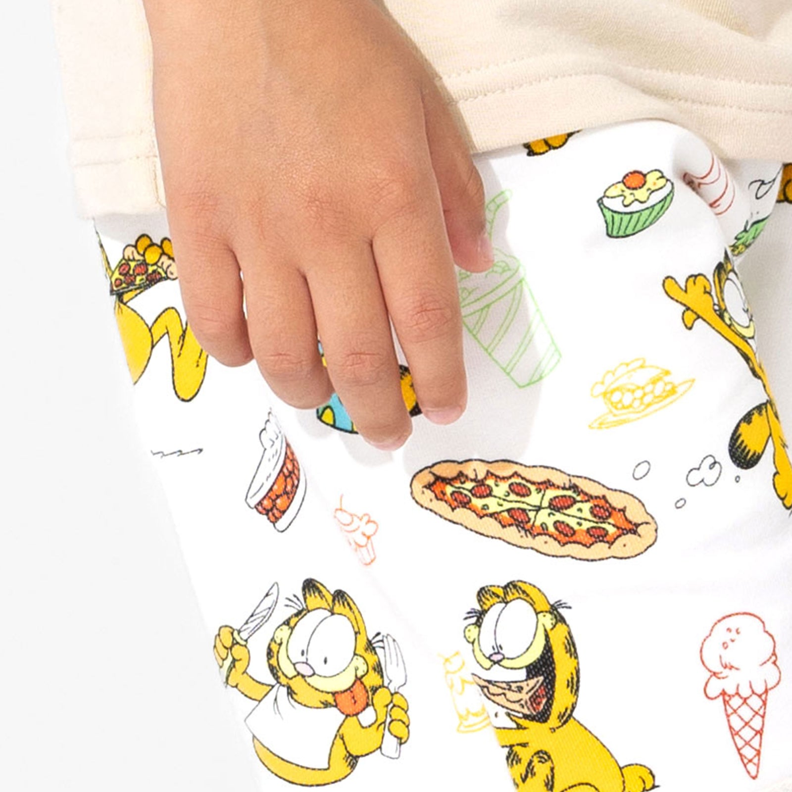 Garfield: Snack Attack Bamboo Terry Kids Daywear Shorts