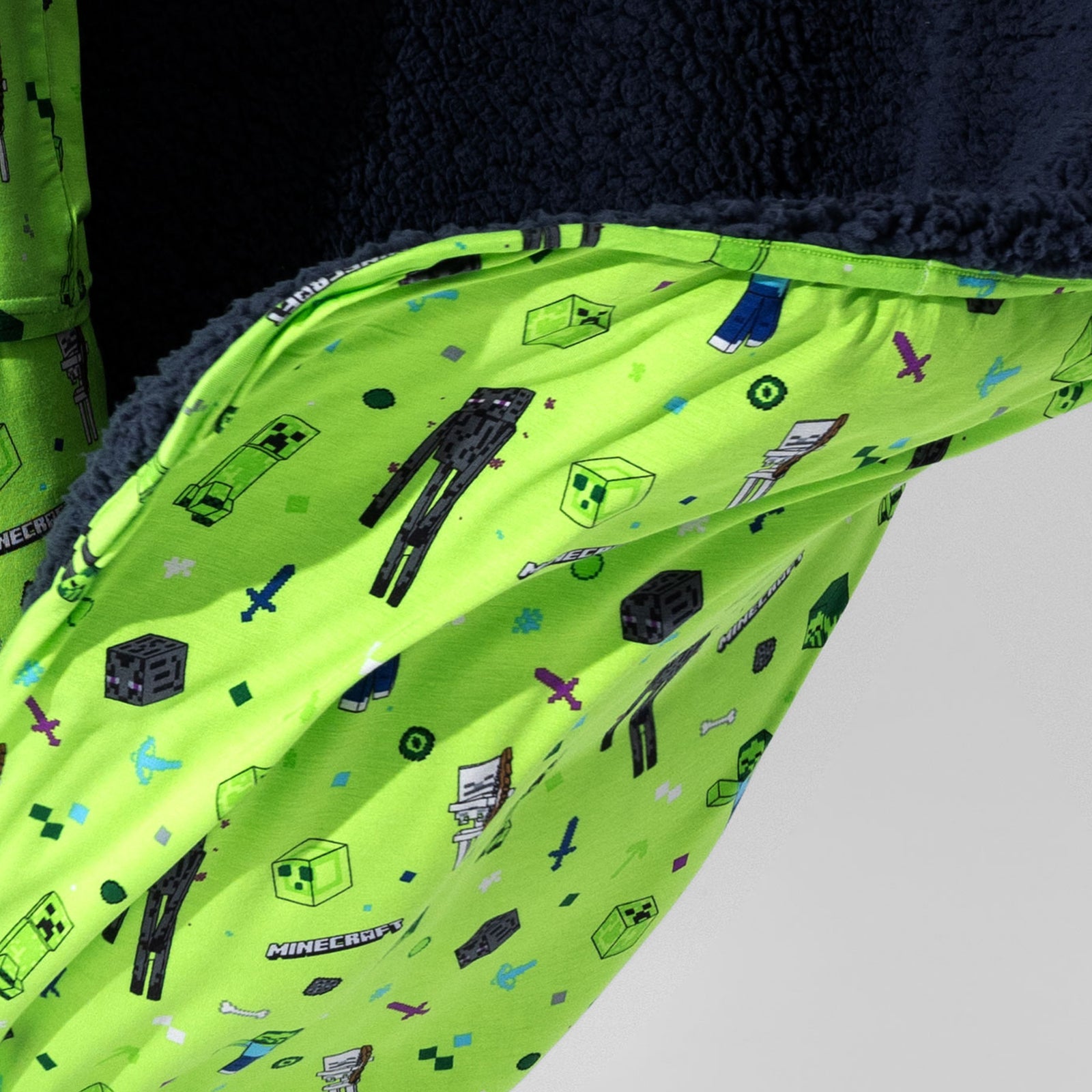 Minecraft Mob Squad Bamboo Sherpa Blanket