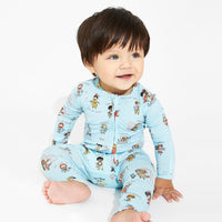 Goodnight World Bamboo Convertible Footie