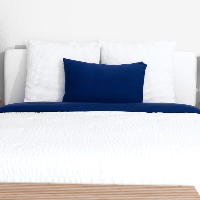 Starry Night Blue Bamboo Bed Sheet Set