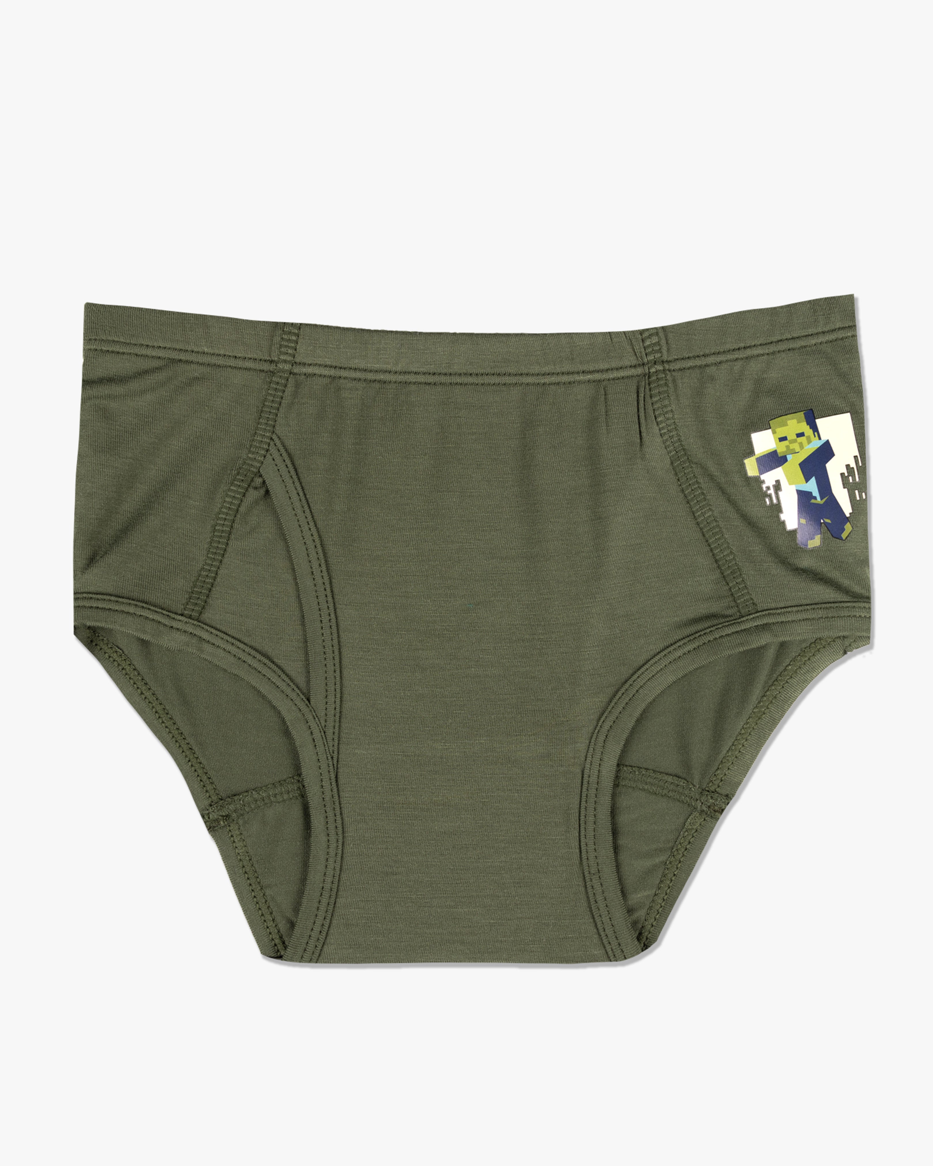 Minecraft Chicken Jockey Bamboo Boys' Underwear 7-Pack | Ultra