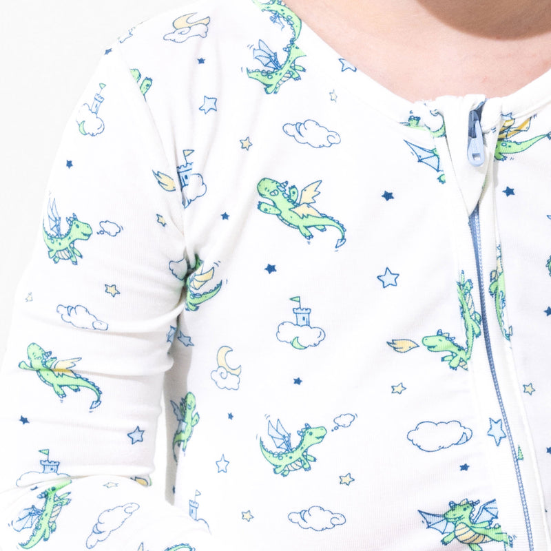 Dragon Bamboo Convertible Footie