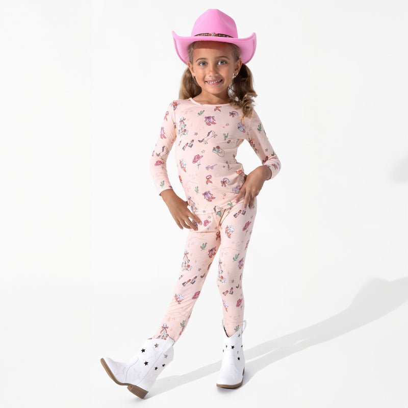 Cowgirl Bamboo Kids Pajamas