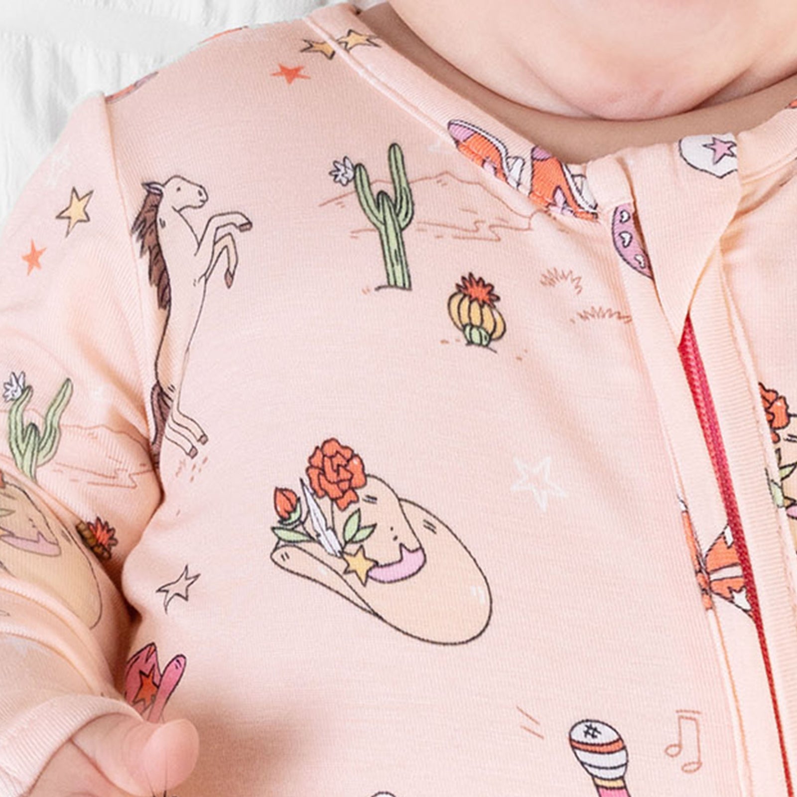 Cowgirl Bamboo Convertible Footie