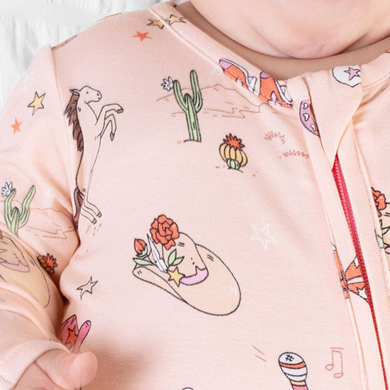 Cowgirl Bamboo Convertible Footie