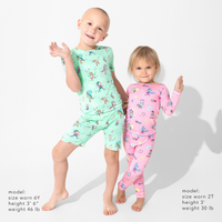 Skater Kitty Bamboo Kids Pajamas