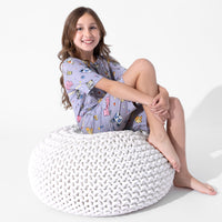 Minecraft Pixel Pals Bamboo Kids Pajama Short Set