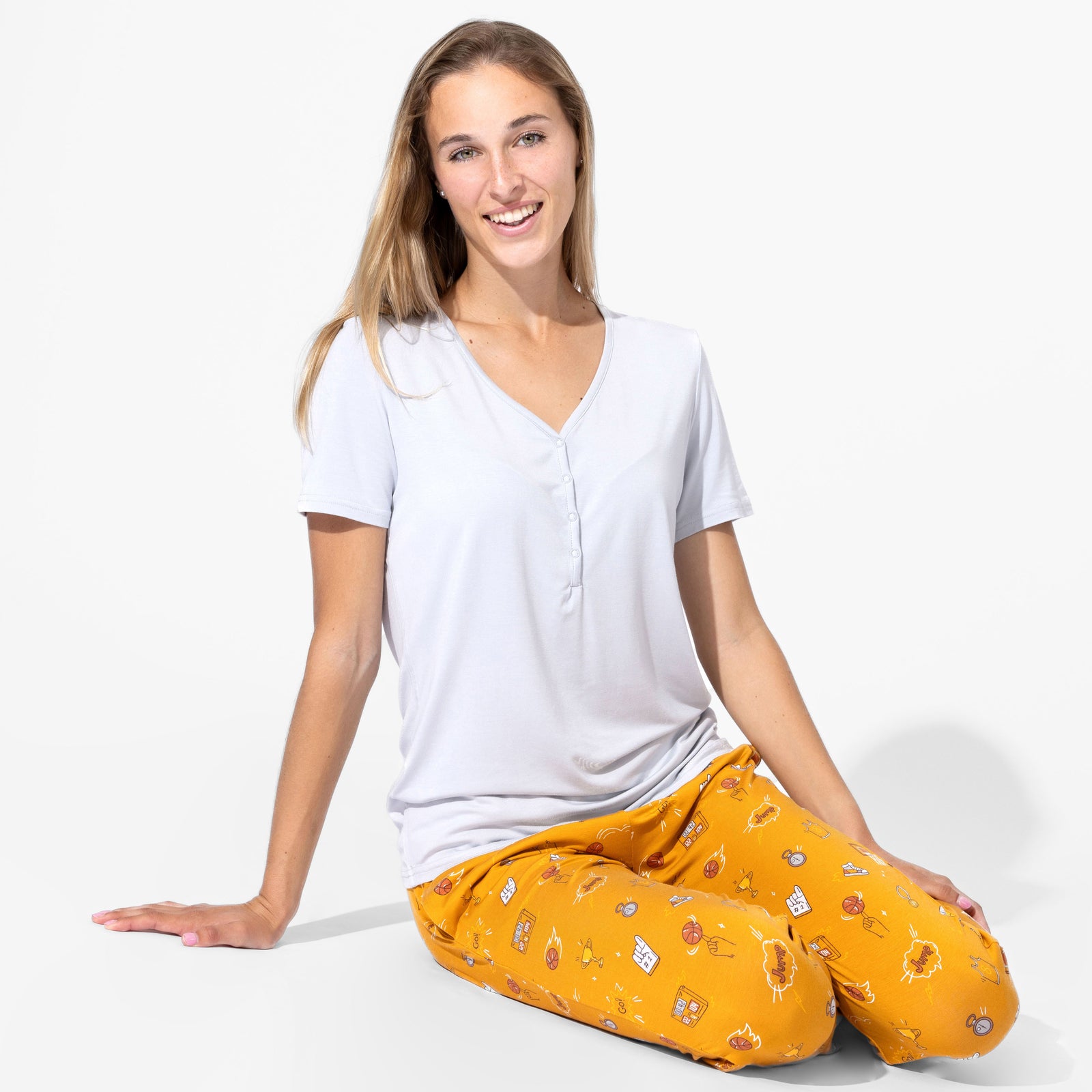 Basketball Bamboo Women's Pajama Set