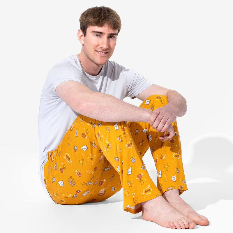 Basketball Bamboo Men's Pajama Set