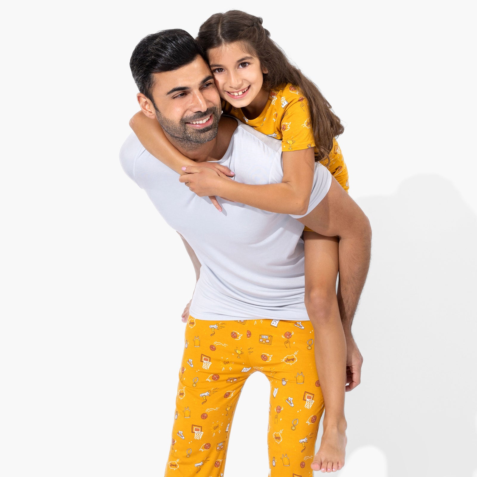 Basketball Bamboo Kids Pajama Short Set