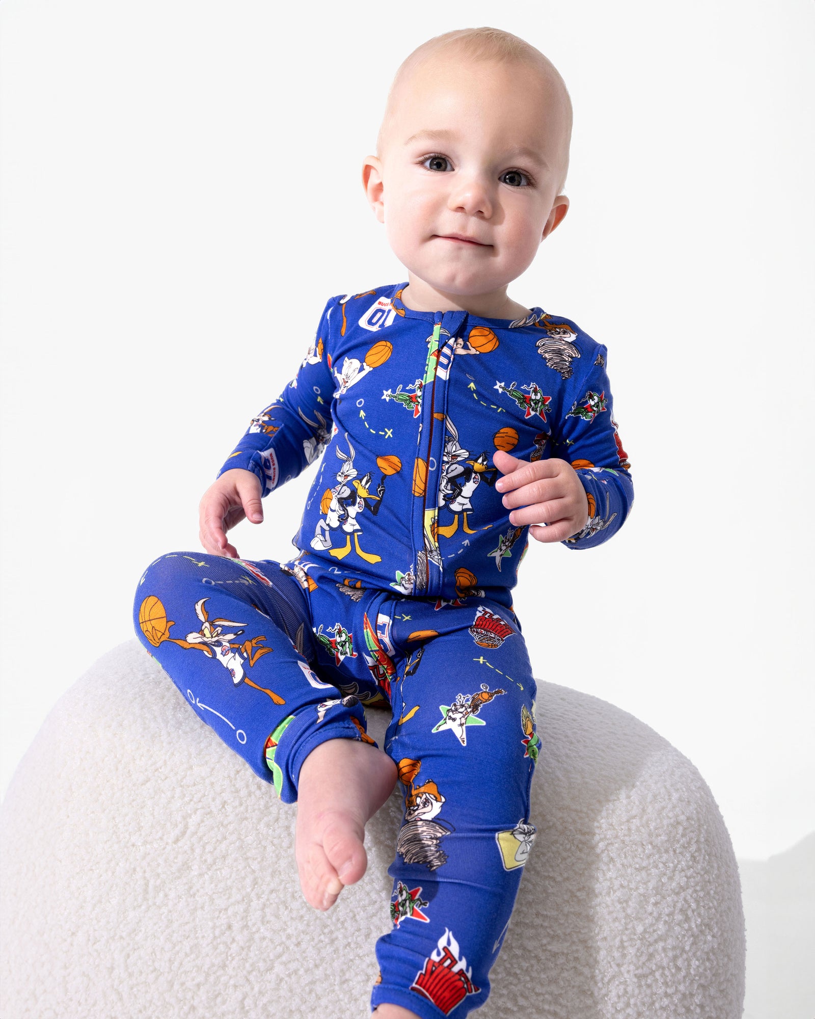 Space Jam Bamboo Convertible Footie