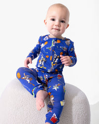 Space Jam Bamboo Convertible Footie