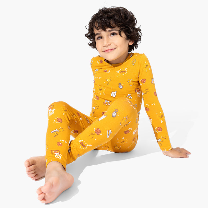 Basketball Bamboo Kids Pajamas