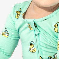 Rubber Ducky Bamboo Convertible Footie