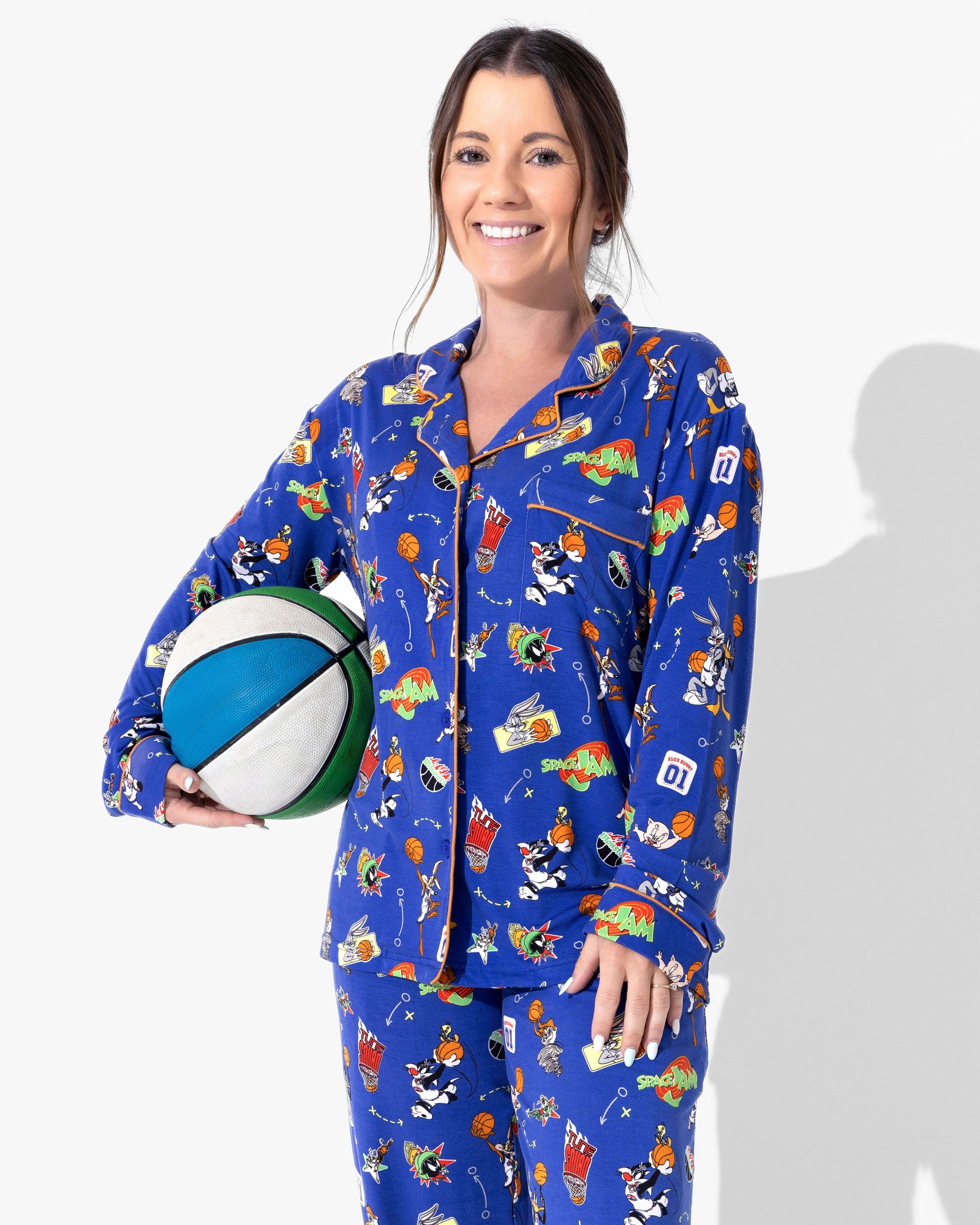 Space Jam Bamboo Women's Pajama Set