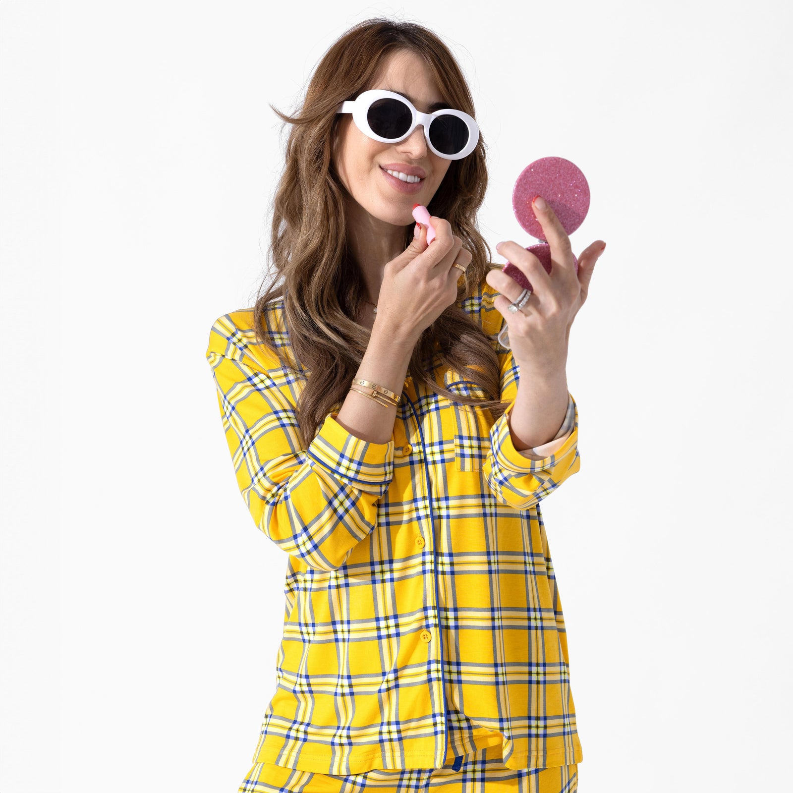 Clueless Total Betty Plaid Bamboo Women's Pajama Set