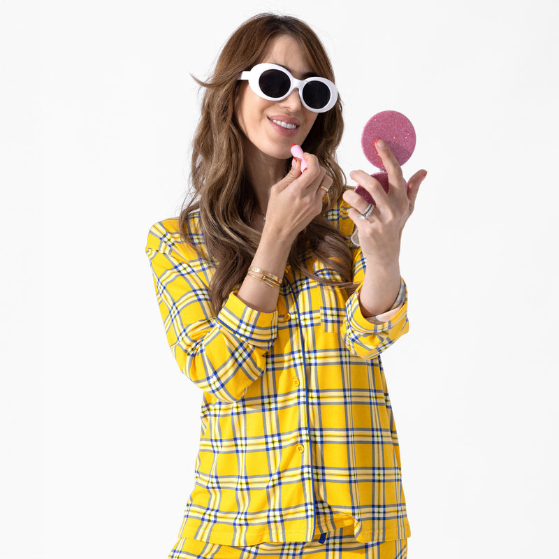 Clueless Total Betty Plaid Bamboo Women's Pajama Set