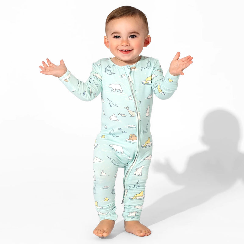 Arctic Bamboo Convertible Footie