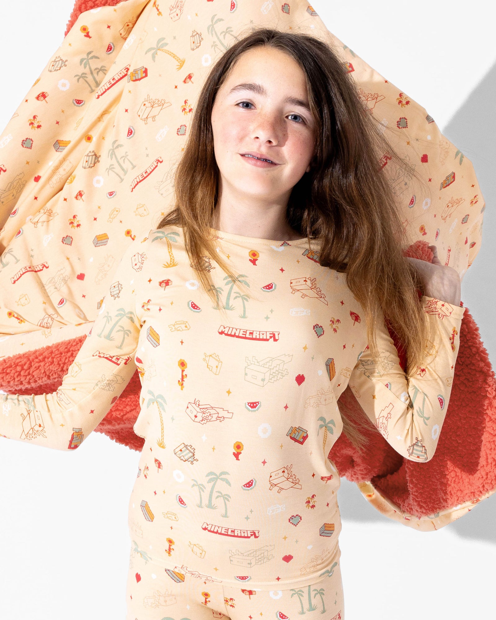 Minecraft: Summer Vibes Bamboo Kids Pajamas