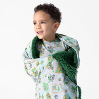 Minecraft Overworld Dreams Bamboo Sherpa Blanket