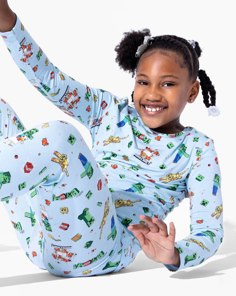 Minecraft: Chicken Jockey Bamboo Kids Pajamas