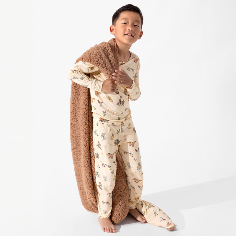 Cowboy Bamboo Kids Pajamas