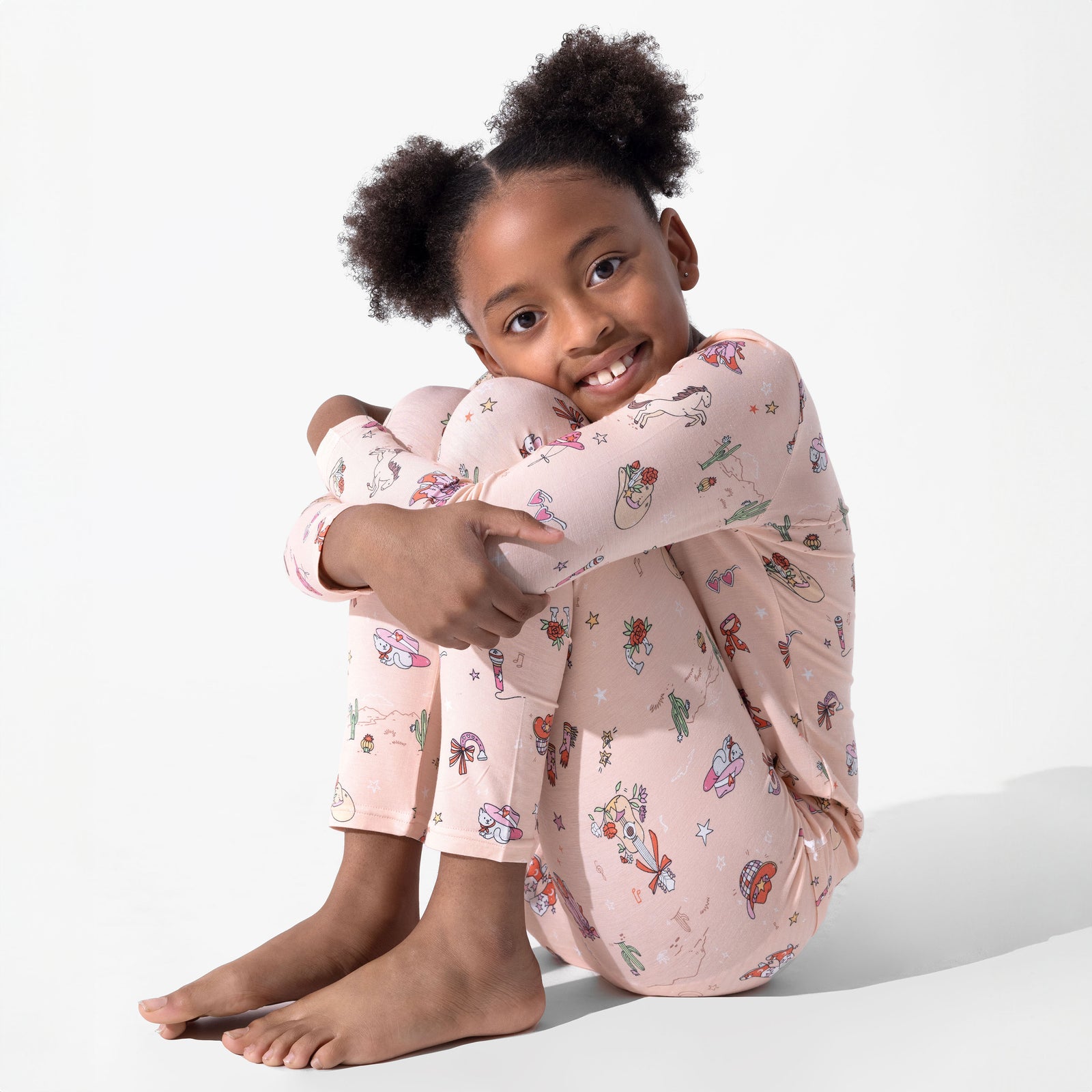 Cowgirl Bamboo Kids Pajamas