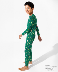 Minecraft: Midnight Mobs Bamboo Kids Pajamas