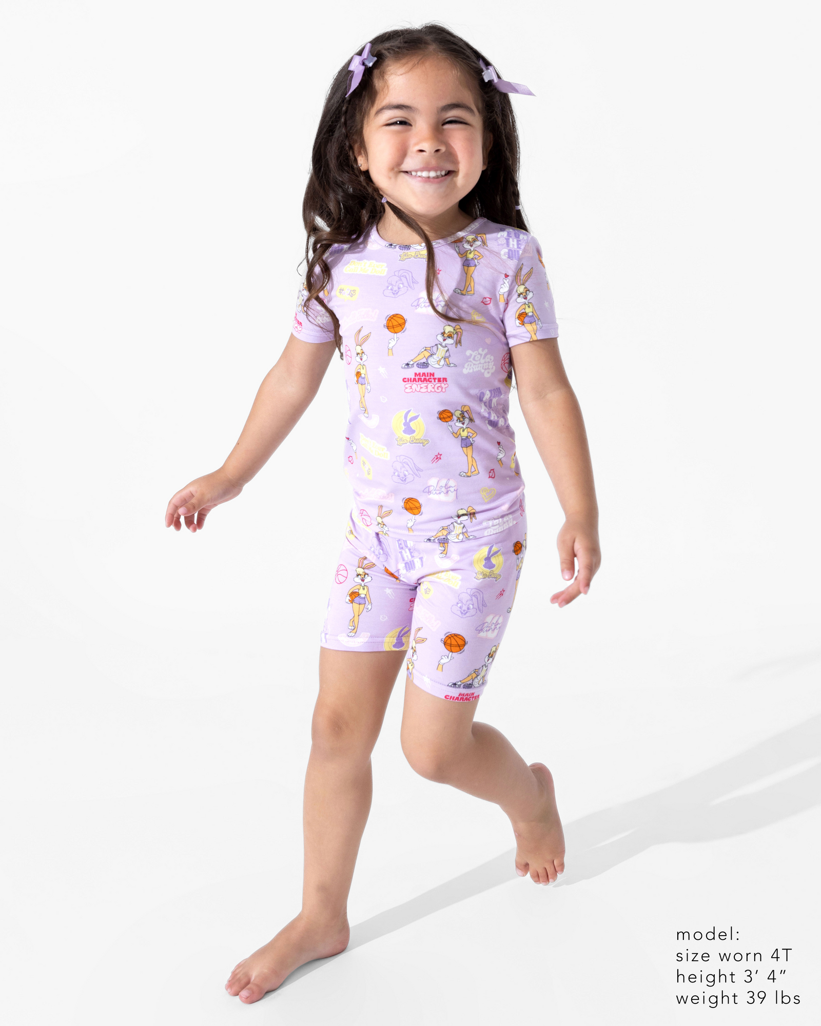 Lola Bunny Bamboo Kids Pajama Short Set