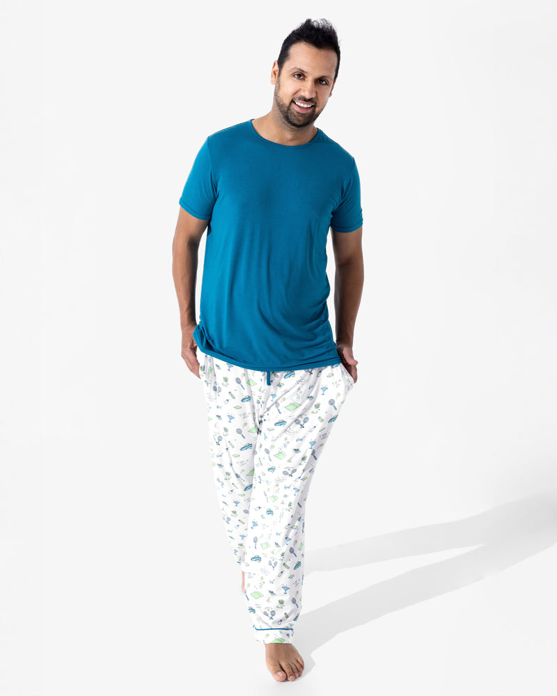 Tennis Bamboo Men's Pajama Set