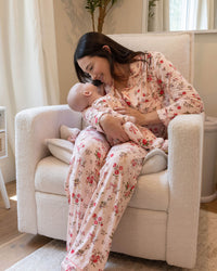 Bows & Blooms Bamboo Convertible Footie