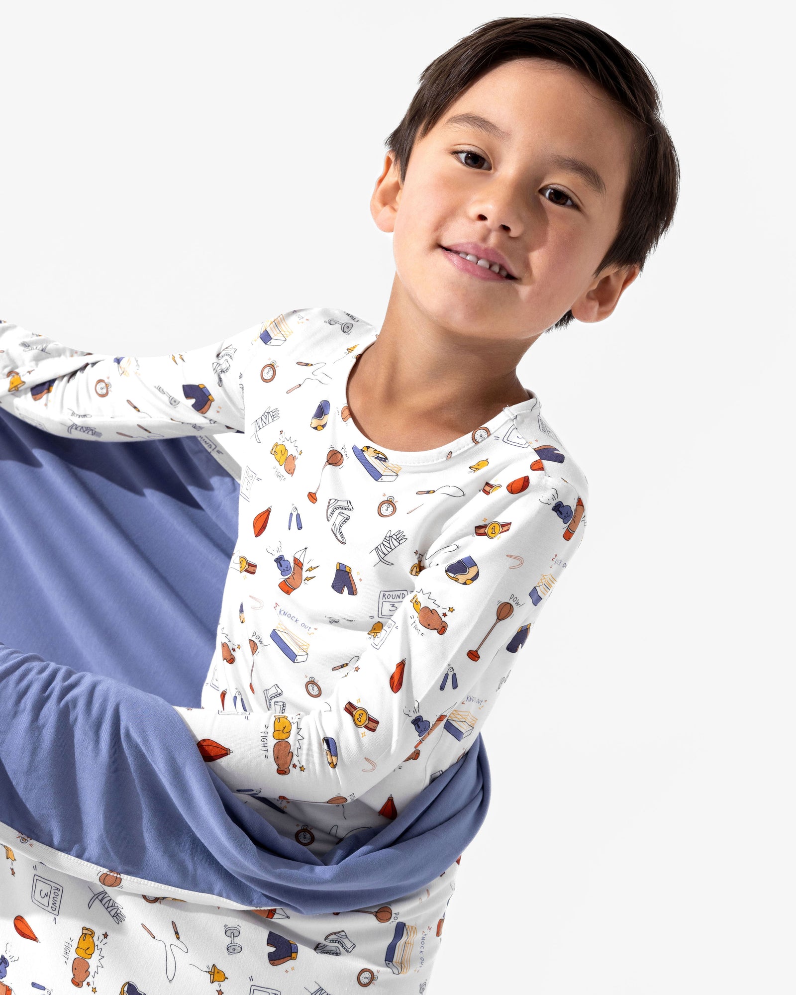 Boxing Bamboo Kids Pajamas