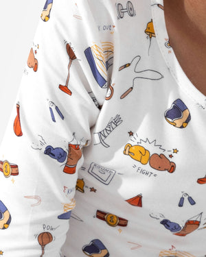 Boxing Bamboo Kids Pajamas