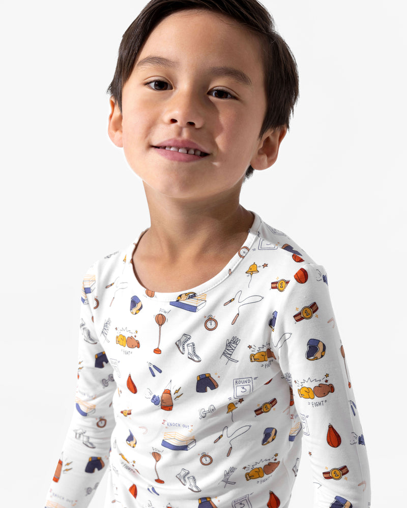 Boxing Bamboo Kids Pajamas