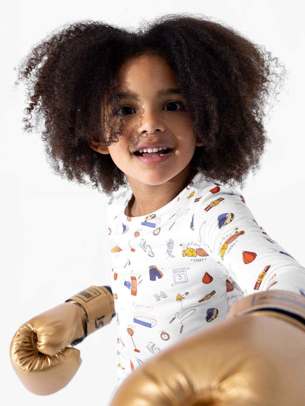 Boxing Bamboo Kids Pajamas