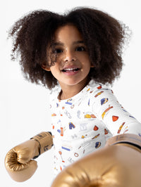 Boxing Bamboo Kids Pajamas