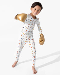 Boxing Bamboo Kids Pajamas