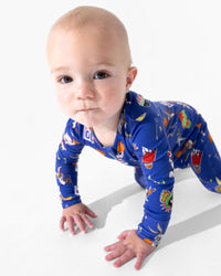 Space Jam Bamboo Convertible Footie