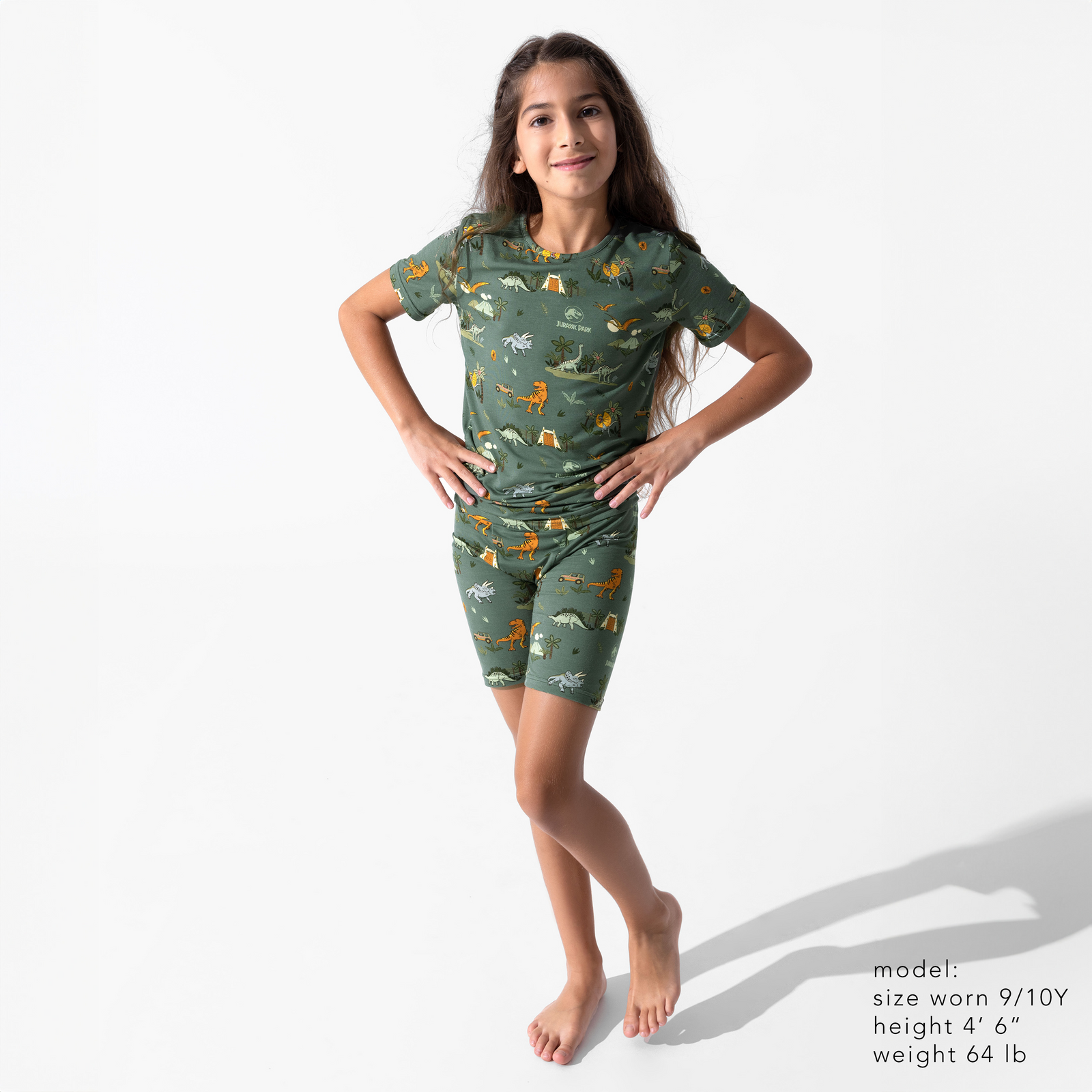 Jurassic Park: Safari Bamboo Kids Pajama Short Set