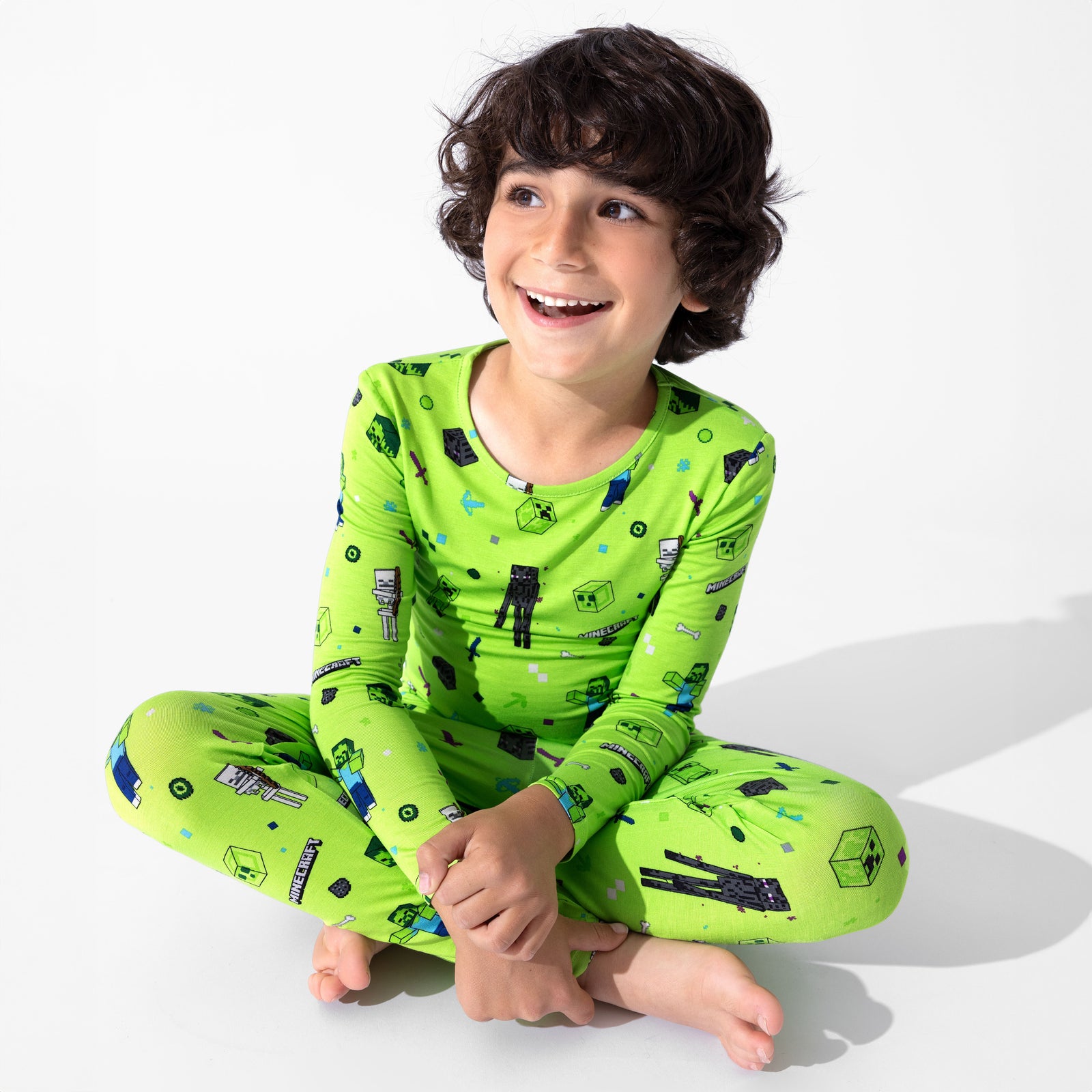 Minecraft Mob Squad Bamboo Kids Pajamas